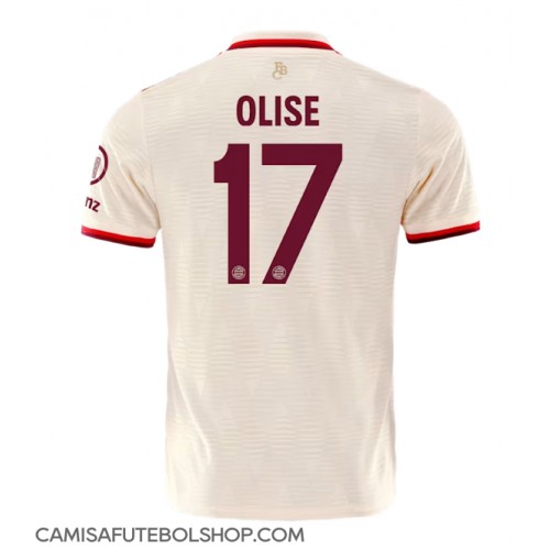 Camisa de time de futebol Bayern Munich Michael Olise #17 Replicas 3º Equipamento 2024-25 Manga Curta